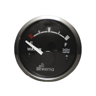 Wema Silber-Serie Anzeige Wasser schwarz 21352100