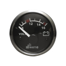 Wema Silber-Serie Anzeige Voltmeter 12V schwarz 21352102
