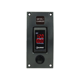 Talamex Schalttafel Curved Add-on Volt- und Amperemeter 14576032