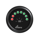 Wema Anzeige Wasser 8xLED schwarz 21352091