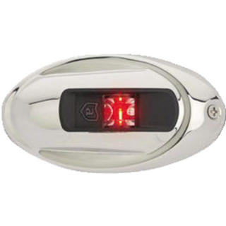 Attwood Backbordlicht LED Lightarmor vertikal-oval Edelstahl 12543149
