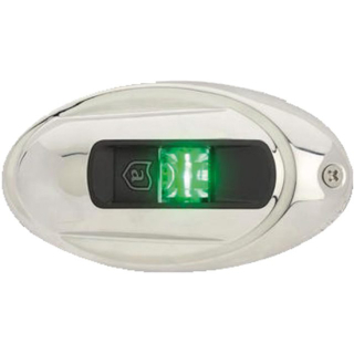 Attwood Steuerbordlicht LED Lightarmorvertikal-oval Edelstahl 12543148