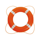 Besto Rettungsring 60cm orange 2,5kg Solas mit...