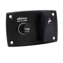 Albinus Albin Schalttafel Deckwaschpumpe an/aus 12/24V...