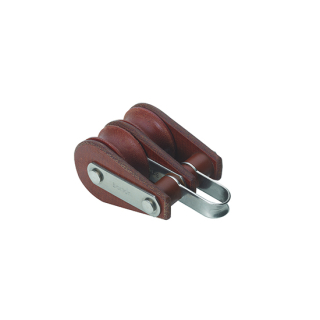 Barton Block Tufnol Bügel Doppel-Scheibe 64mm für Tau 16mm 65605063