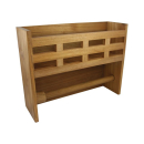 Eude Lagerregal mit Küchenrollenhalter 33x10x25.5cm...