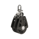 Lewmar Synchro Block 50mm Doppel schwarz 65568002
