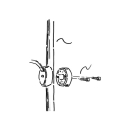 Trem Railing holder for sup 2 clamps 85100102