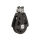 Lewmar Synchro Block 72mm Single Tog schwarz 65568221
