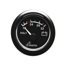 Wema Anzeige Voltmeter 24V schwarz 21352030