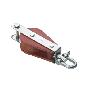Barton Block Tufnol Wirbel Hundsfott Einzel-Scheibe 58mm für Tau 14mm 65613050