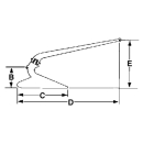 Talamex Pflugscharanker 7kg 77136015