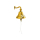 Foresti & Suardi Glocke Messing m Halter 15cm 24103015