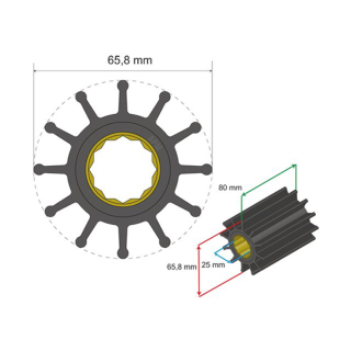 Albinus Premium Impeller Kit PN 06-01-020 17200620