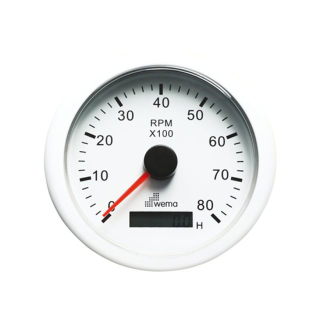 Wema Anzeige DZM 4000U B-Stunden weiß 21352052