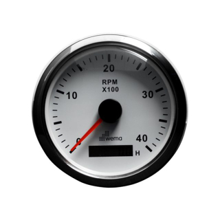 Wema Silber-Serie Anzeige DZM 4000U B-Stunden weiß 21352147