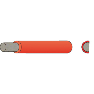 Oceanflex Batterie-Kabel PVC-Isoliert verzinnt 25mm² rot (10m) 14432173