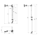 Borika FASTen LSp1100 Universal Geberhalter mit Halter...