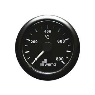 Wema Anzeige Auspuff-Temperatur schwarz 21352010