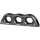 Ronstan RF8093-12 Ropeglide Fairlead triple schwarz 12mm 65540022