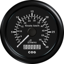 Wema GPS-Speedometer Analog schwarz 30kn/54km 21352120