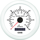 Wema GPS-Speedometer Analog weiß 30kn/54km 21352125