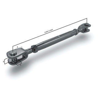 OS BSI Wantenspanner Gabel-Gabel M16 8mm 9104016
