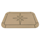 Eude Tischplatte Eco Teak Classic soft 37x60cm 75880070