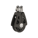 Lewmar Synchro Block 90mm Single Tog schwarz 65569321