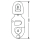 Ronstan Snapshackle with trigger and large bail 89mm 74551101