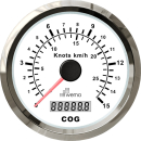 Wema Silber-Serie GPS-Speedometer Analog weiß...