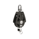 Lewmar Synchro Block 90mm Single Hf schwarz 65569304
