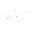 Talamex Klampe Edelstahl 381mm 66115381