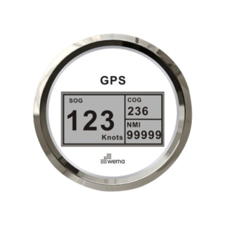Wema Silber-Serie GPS-Speedometer-Digital weiß 21352108