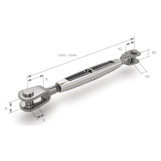 OS BSI OS Wantenspanner Gab/Gab 5/8 8mm 9537016