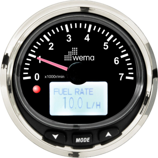 Wema NMEA2000 Silber-Serie Anzeige DZM 7000U schwarz 21352158