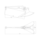 Lewmar 56505W CQR Anker-NewStyle verzinkt 11kg/25lbs...