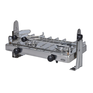 Eno-Aufbau-Gaskocher Xtrem 2-flammig / 30mbar mit Kardanik 90243101