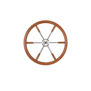 Ultraflex Steuerrad V84 500mm - Edelstahl, Teak-Griff 75237938
