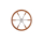 Ultraflex Steuerrad V84 500mm - Edelstahl, Teak-Griff 75237938