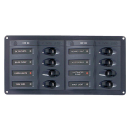 BEP Sicherung/Unterbrecher Paneel 12V 8fach horizontal...