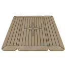 Eude Tischplatte Eco Teak Wing 34/68X60cm 75880080