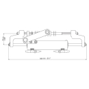 Ultraflex Hydraulik-Zylinder UC95-OBF/3 75244023