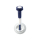 Whale DS0004B Dusche-Handset mit Mischbatterie (b/w) mit geradem Duschkopf (chr) und 2,5m Schlauch 17540181