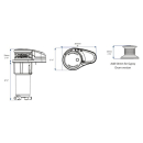 Lewmar Ankerwinde VX1L 800 Ketten-/Verholspill 8mm Kit...
