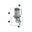 Lewmar Strahlruder TT185 3.0kW 12V GEN2 85600033