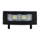 KOSO LED Nummernschildbeleuchtung oval schwarz, HB012W18...