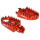RFX Pro Series CNC-Aluminium Fußrasten - orange  HONDA / CRF 450 X (PE06) / CRF 450 X / 2012 / OFFROAD / ENDURO , 1110577001