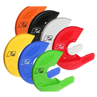 RFX Pro Scheiben- und Bremssattelschutz (Schwarz) Universal passend für RFX Scheibenschutzhalterungen  YAMAHA / YZ 250 F (CG40) / YZ 250 F / 2020 / OFFROAD / MX , 1110489001