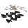 RFX Race Lenkererhöhungssatz 22,2 mm (Schwarz) Universal Erhöhungen 25 mm/30 mm/35 mm/40 mm  KTM / 250 EXC / 250 EXC / 1998 / OFFROAD / ENDURO , 1110717001